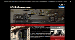 Desktop Screenshot of barrestaurantedelicias.com